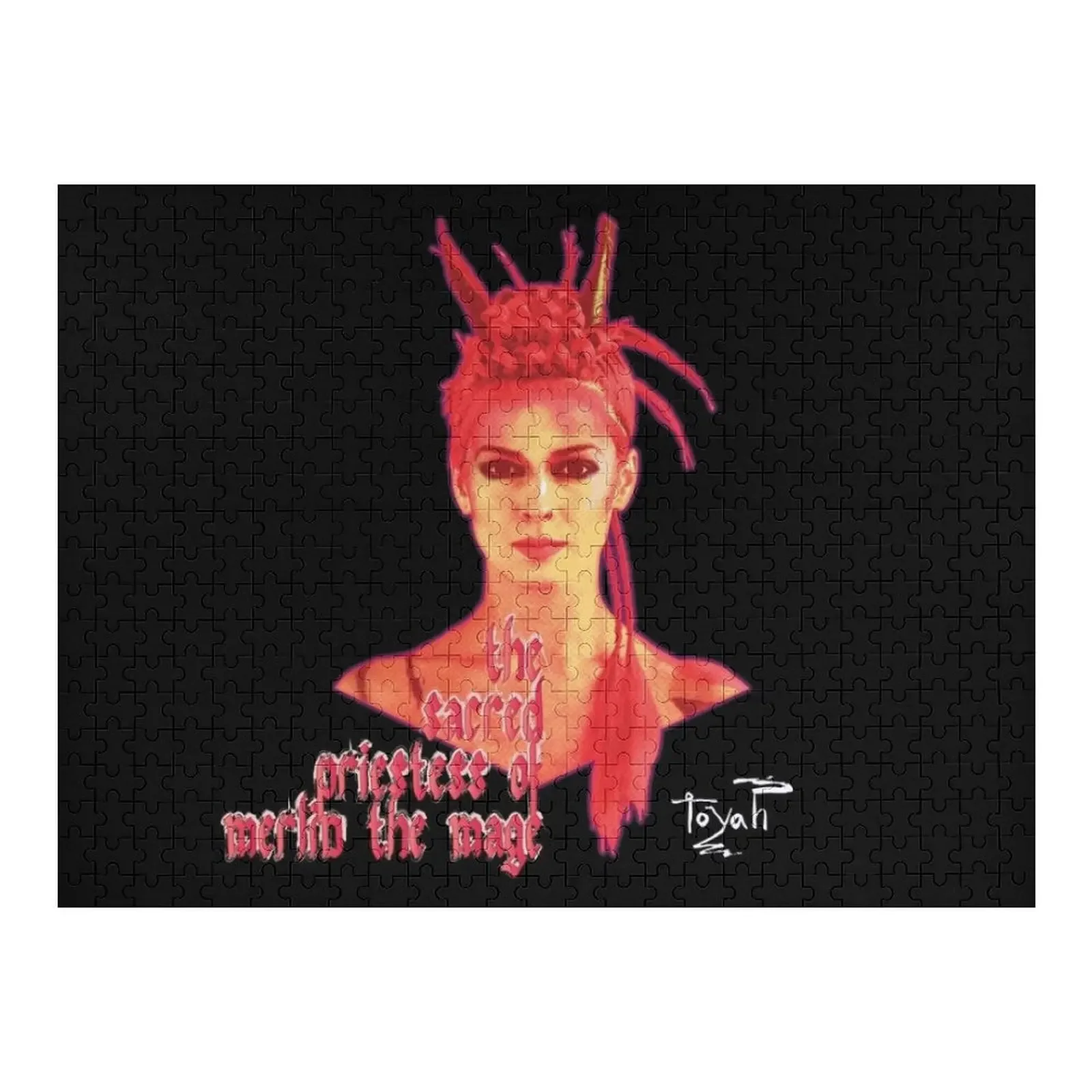 

Toyah - Sacred Priestess Jigsaw Puzzle Novel Toys For Children 2022 Custom Wooden Name Puzzle