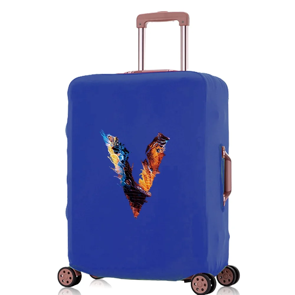 Fashion Scratch Resistant Travel Accessory Protective Cover Luggage Case Apply To 18-32 Inch Paint Print Trolley Suitcase Covers