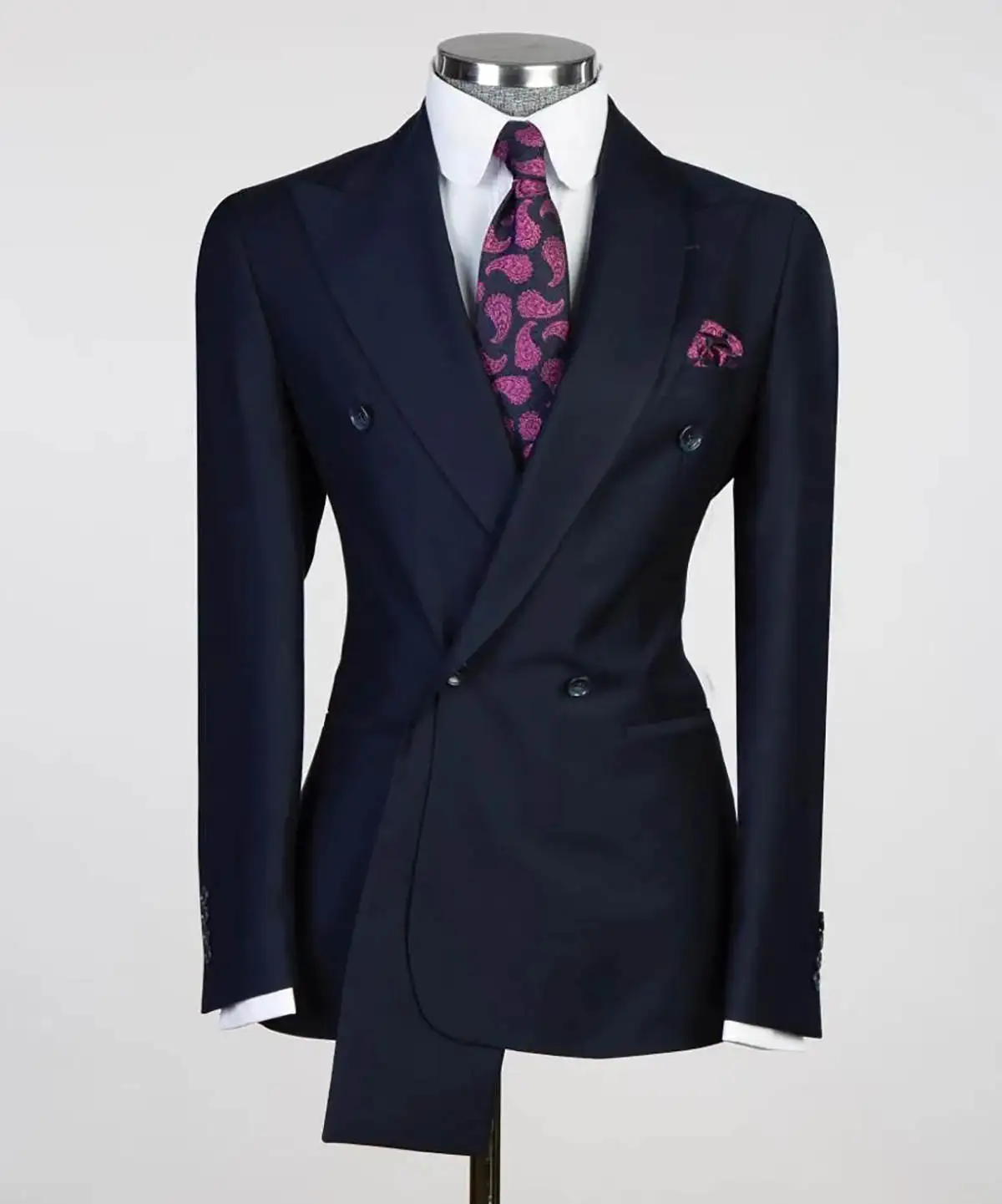 شهم الزفاف الرجال البدلة الدعاوى الحفلات سليم صالح 2-قطعة معطف السراويل مصممة خصيصا العريس سهرة المناسبات الرسمية ارتداء حجم مخصص #3