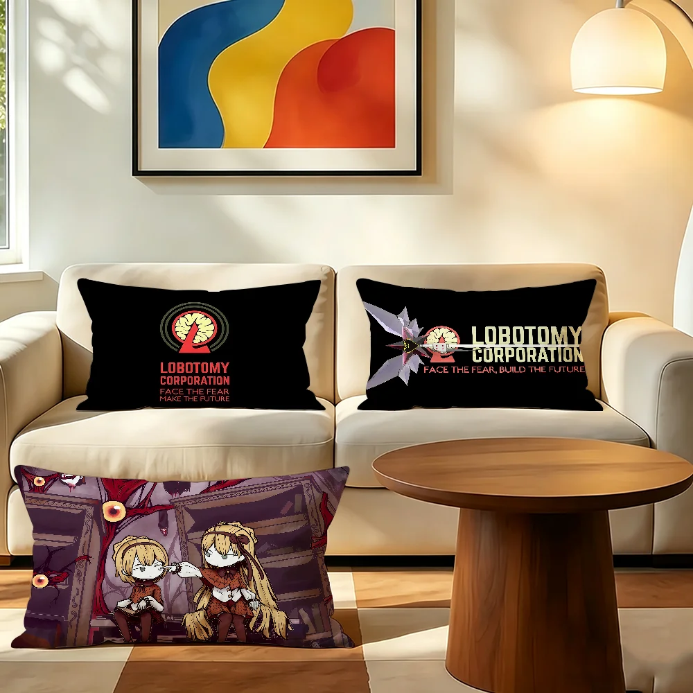 Game L-Lobotomy Corporation cushion cover Decorative For Sofa Office Living Room Bedroom Suitable For Bed Lumbar Support Pillows