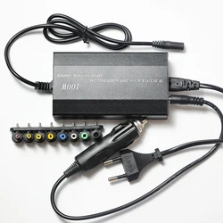 100w Travel Universal Car Charger Adapter For Laptop /Notebook /Mobile Phone  Power  And 15Connector