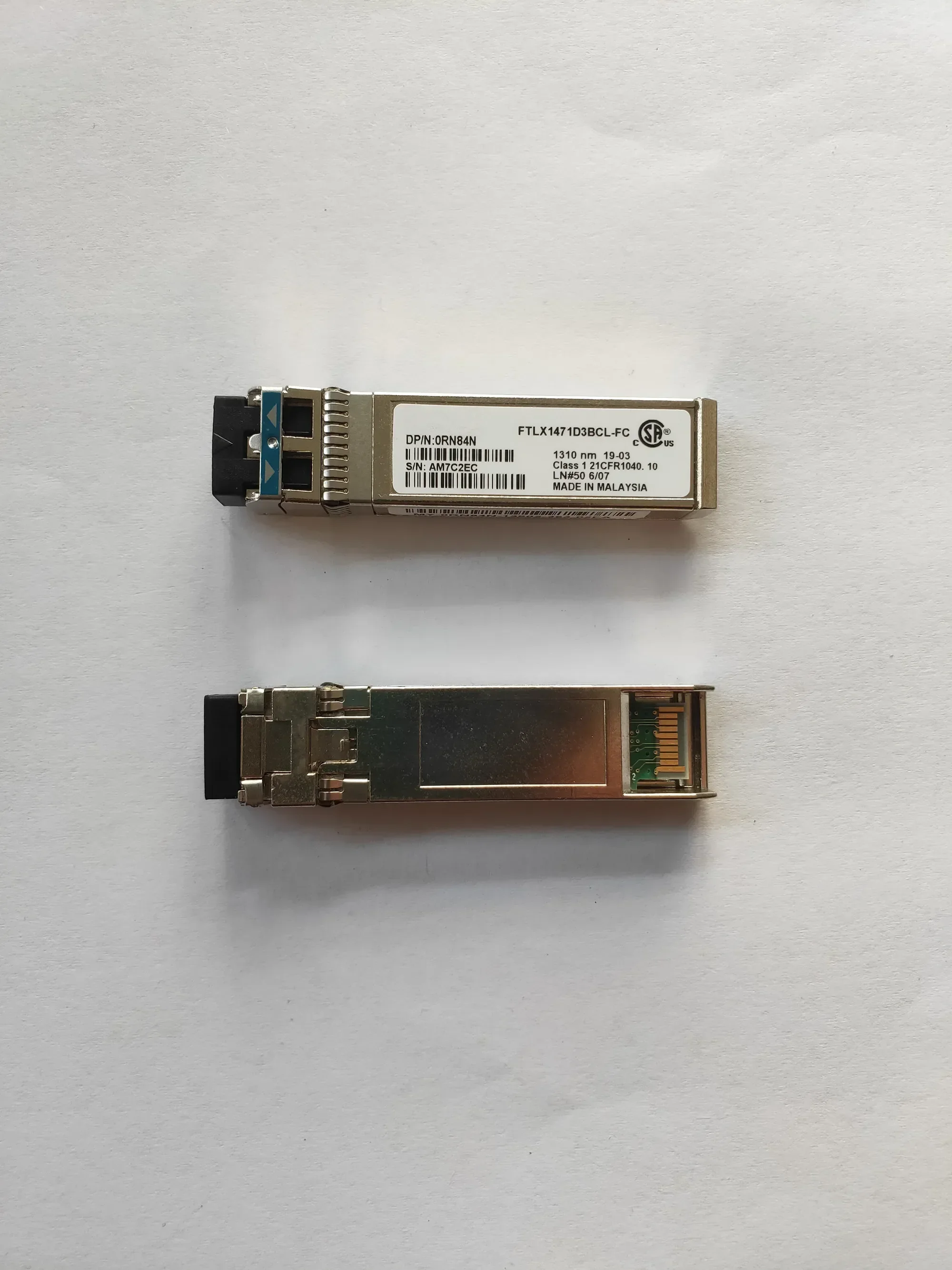 Single Mode 1310NM Sfp+ 10G 10KM/0RN84N/FTLX1471D3BCL-FC/LR 10gb Sfp 1310nm  Transceiver Switch