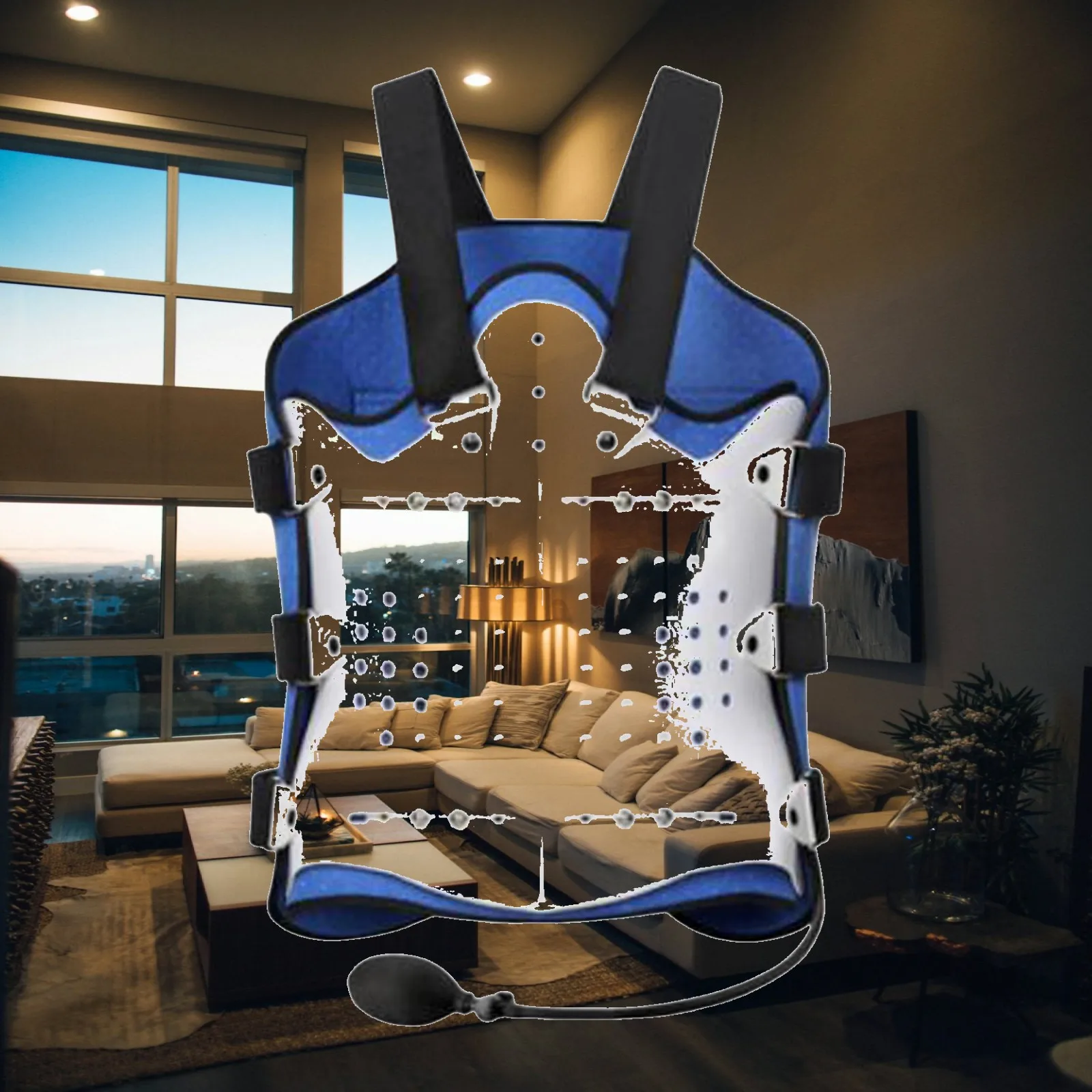 

Breathable Thoraco Waist Fixation Brace Soft Airbag Lifting Durable Spine Support for Mobility Aid