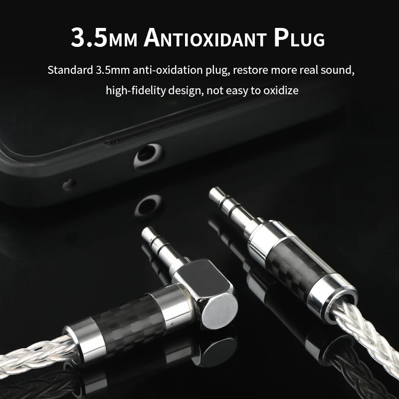 Hi-Fi OCC Silver Plated USB Type-C to 3.5mm AUX Car Audio Cable Headphone Cable 3.5 Jack USBC Audio Auxiliary Cable