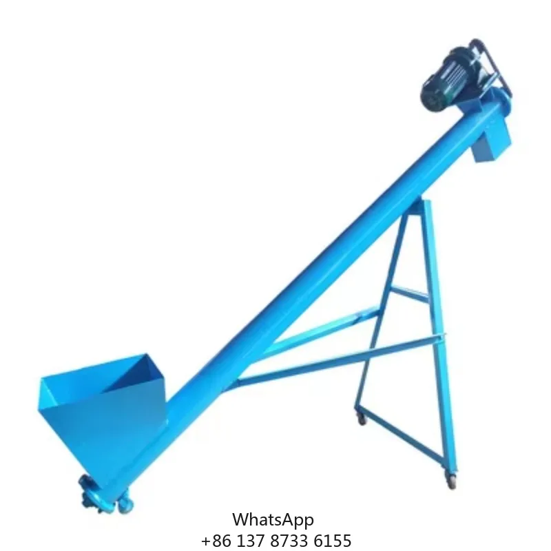 Feed Processing Animal Pellet Screw Conveyor Single-shaft Screw Conveyor