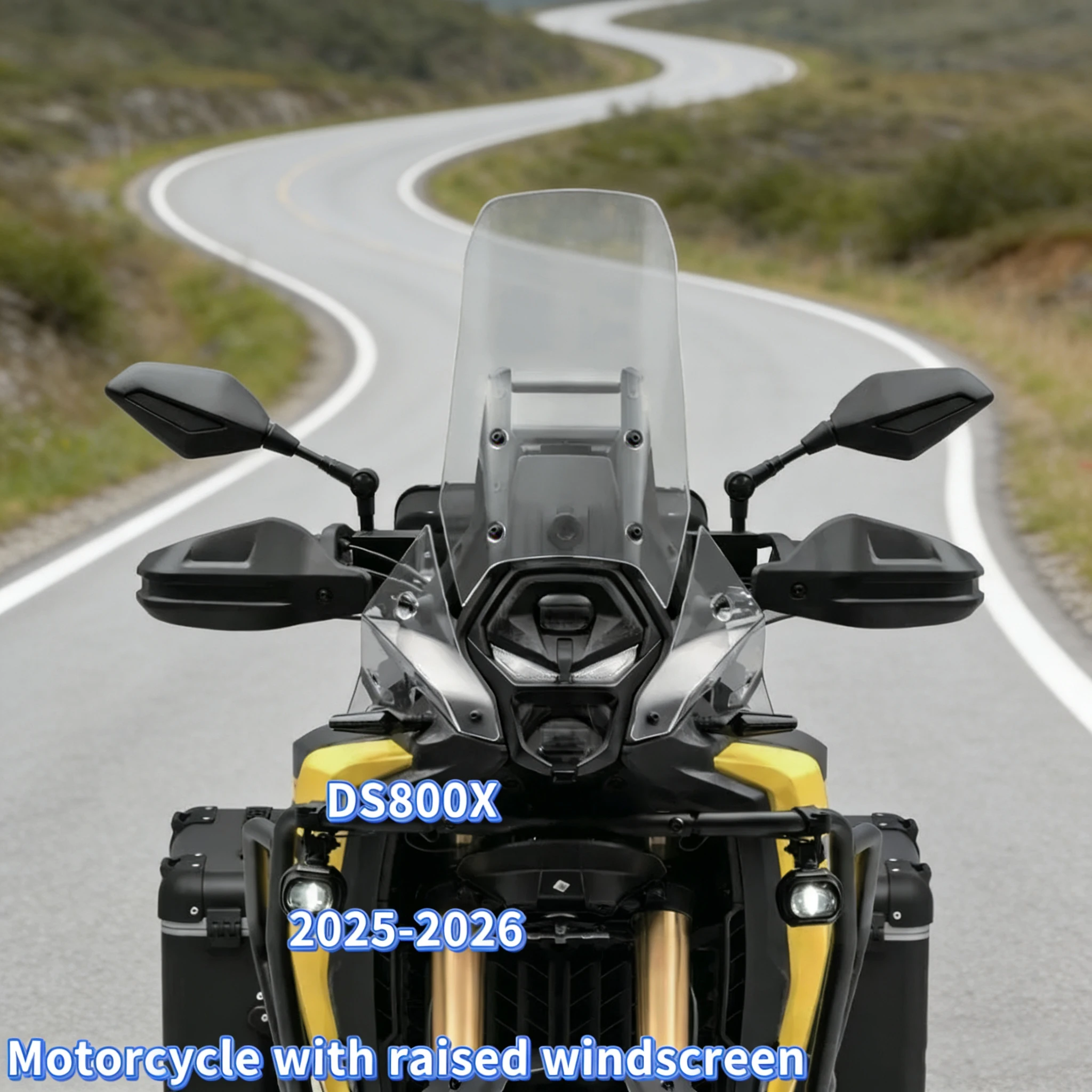DS800X Rally 2025-2026 For VOGE DS800X Rally Modification Windshield For VOGE DS800X Rally Motorcycle Dedicated Front Windshield