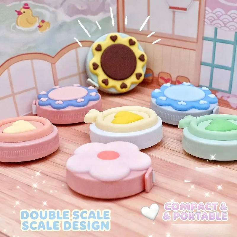 Macaron Cute Mini Tape Measure Portable Soft Measuring Tape for Body Waist Height Clothes Measurement