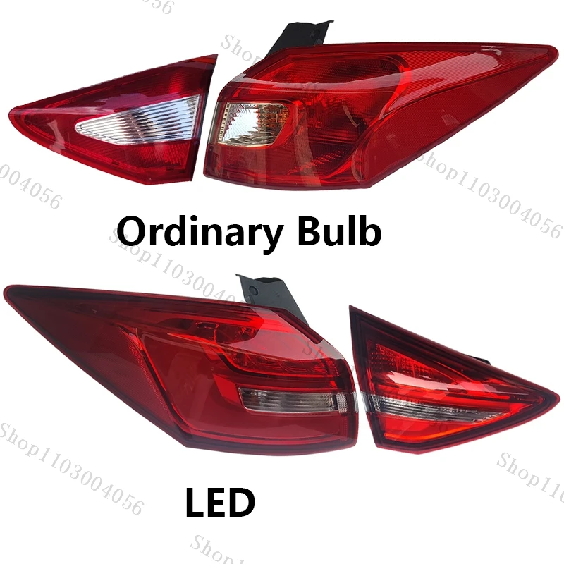 Rear Tail Light For Jac Refine S2 Tail Light Assembly Turn Signal Lamp Warning Light LED or Ordinary Bulb Headlight Tail Lamp