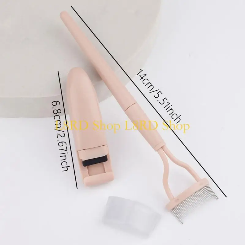 L8rd gebogen wimperkam mascara separator wimpers definieer wenkbrauw voor vrouw