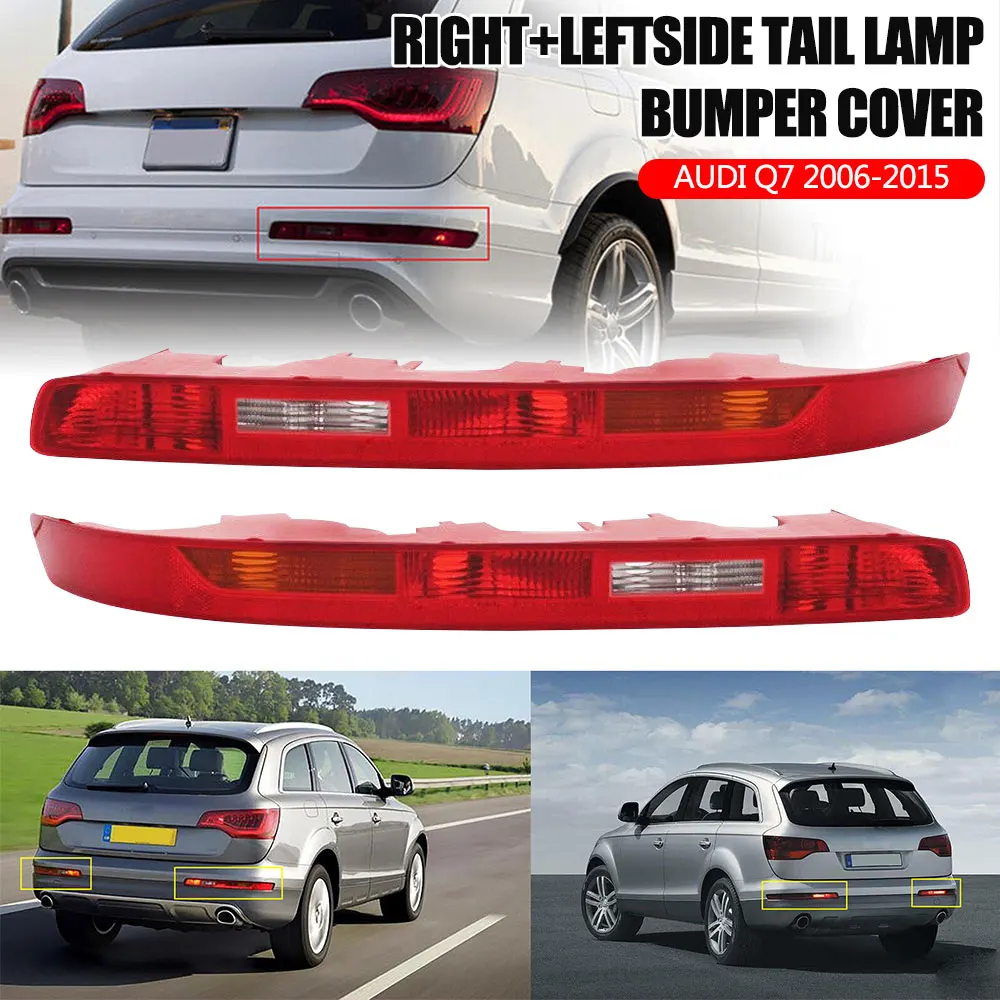 For European version For Au-di Q-7 2007-2014 rear bumper light European version 4-hole without wire rear bumper light OBD2