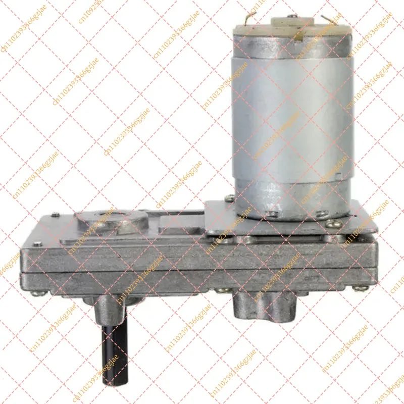 DC Worm Gear Reducer Motor 12V 24V 7-Shape Metal Gear with Eccentric Wheel, 8-Hole Coin Return Mechanism Part