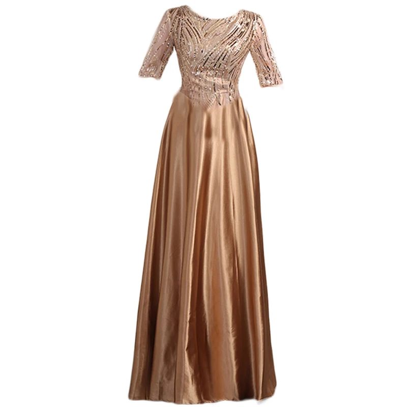 

Ele Women's Formal Dr Faionable Host Evening Gown Stage Performance Long Skirt Adult Ceremony Ball Celebration