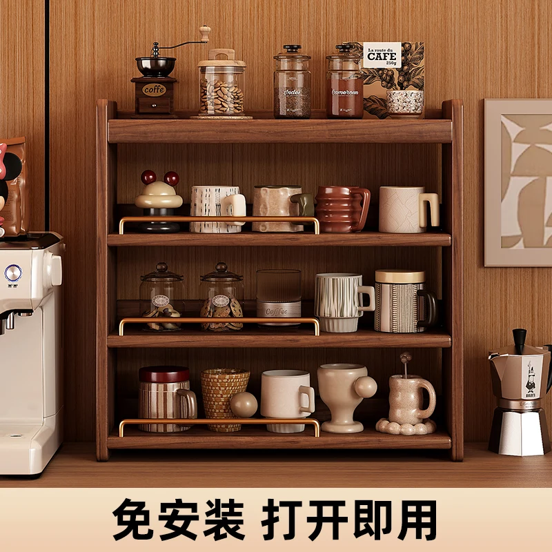 

Indoor furniture Multi-layer countertop Teacup Water cup Coffee cup Perfume storage Shelf Display cabinet Dining table Prem