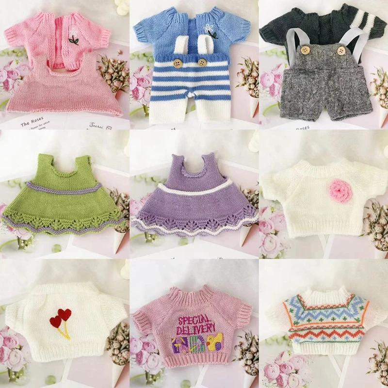 30 cm Peluche Vestiti Maglioni Accessori Bambole fai da te Vestiti per bambole per bambini Pantaloni Gonne Regali per bambini Solo vestiti