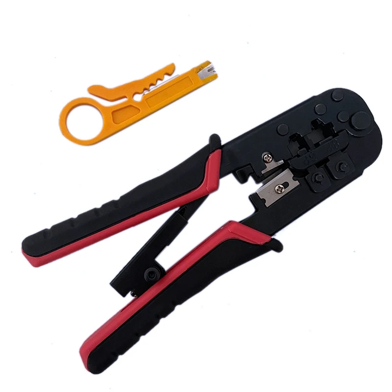 RJ45 Crimping Tool RJ45 Network Cutting Tools 8P Crimper Cutter Stripper Plier For Modular RJ12 RJ11 Crimp Crimper