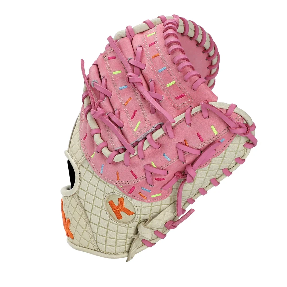 12.75 Inch Icecream Style Kip Leather Baseball Glove First Base Baseball Gloves Kip Leather Baseball Glove Leago Manufacturer