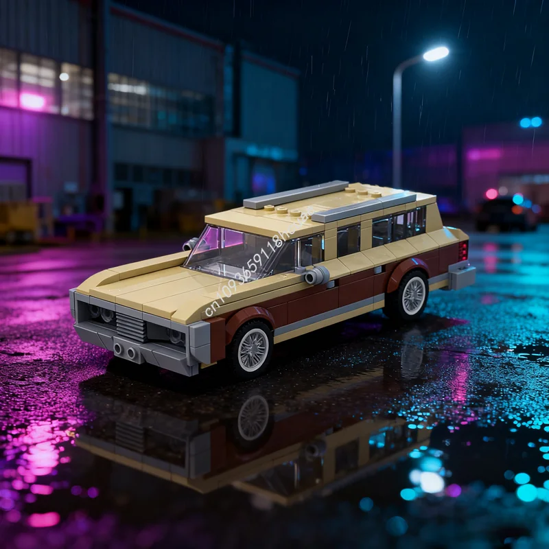 

277 шт. MOC Chrysler Town Country City Champions Суперкар Модель Строительные блоки Сборка DIY Игрушки Креативные рождественские подарки Дети