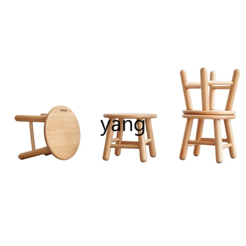 

ZYF Solid Wood Small Stool Household Stool Oak Short Stool Bench