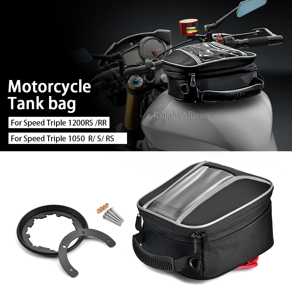 For Trident 660 Speed Triple 1050 R/S/RS 1200RS 1200RR Motorcycle Tank Bag Car Head Storage Navigation Bag