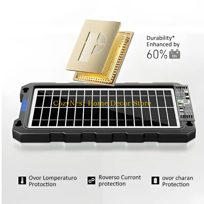 92MF 8W Sun propelled Battery Energy Unit Featuring Automatic System For Automotive Marine And Agricultural Use