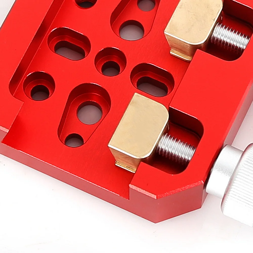 UKON-A Verstärkte DualBolt große Schwalbenschwanzklemme Rot Silber Äquatoriale Montierung AIM Große Stativplatte Astronomie-Teleskop-Zubehör