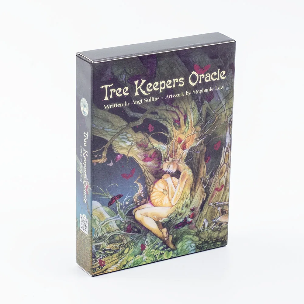 Tree Keepers Oracle 44Pcs English Vision Fate Divination Tarot Cards Fortune Telling Card Games Party Board Game 10.4*7.4cm