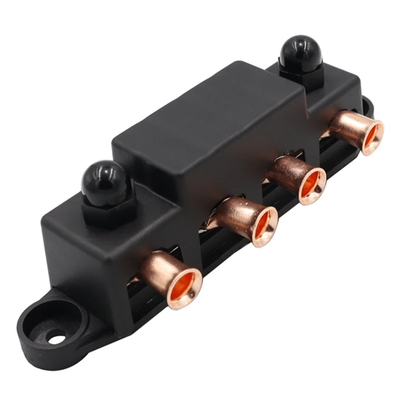 Busbar Box Plate 250A Integrated Specification Current Busbar Cable Box Power Box Accessories Parts For RV Yacht Car Black