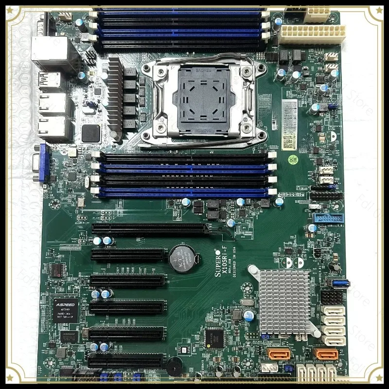 For X10SRI-F C612 X99 single server main board supports E5 V3/V4 ECC DDR4 memory