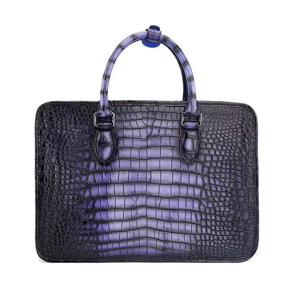 leimanxiniu High quality handbag crocodile bag  men briefcase handbag male