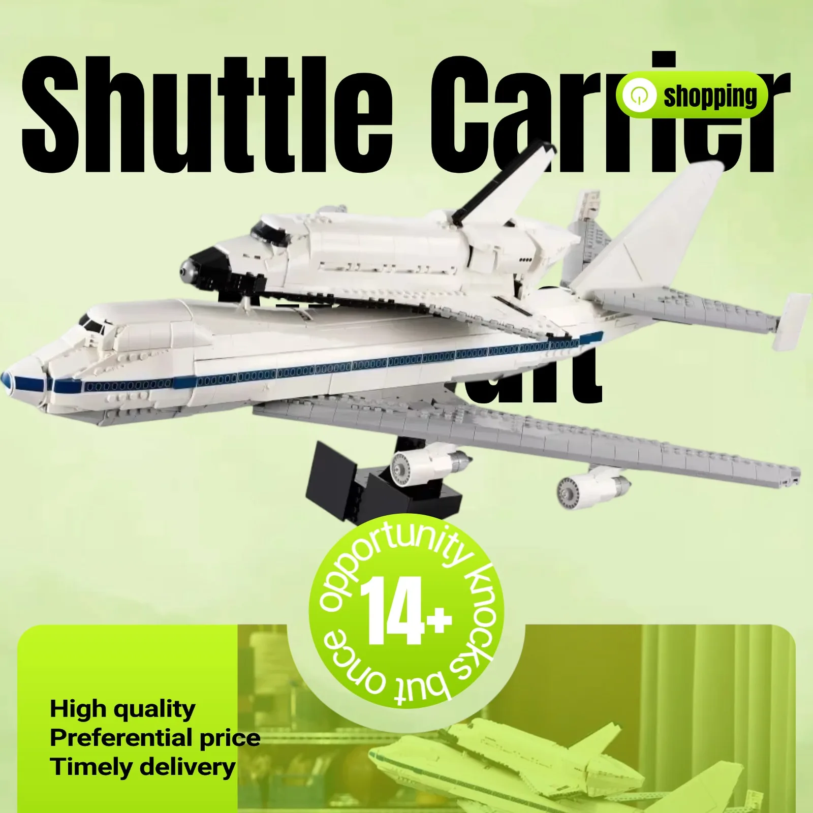 

2025 Space Exploration Building Blocks Airplane 10360 Shuttle Aircraft Architecture Brick Toy Christmas Gift For Friend 2417PCS