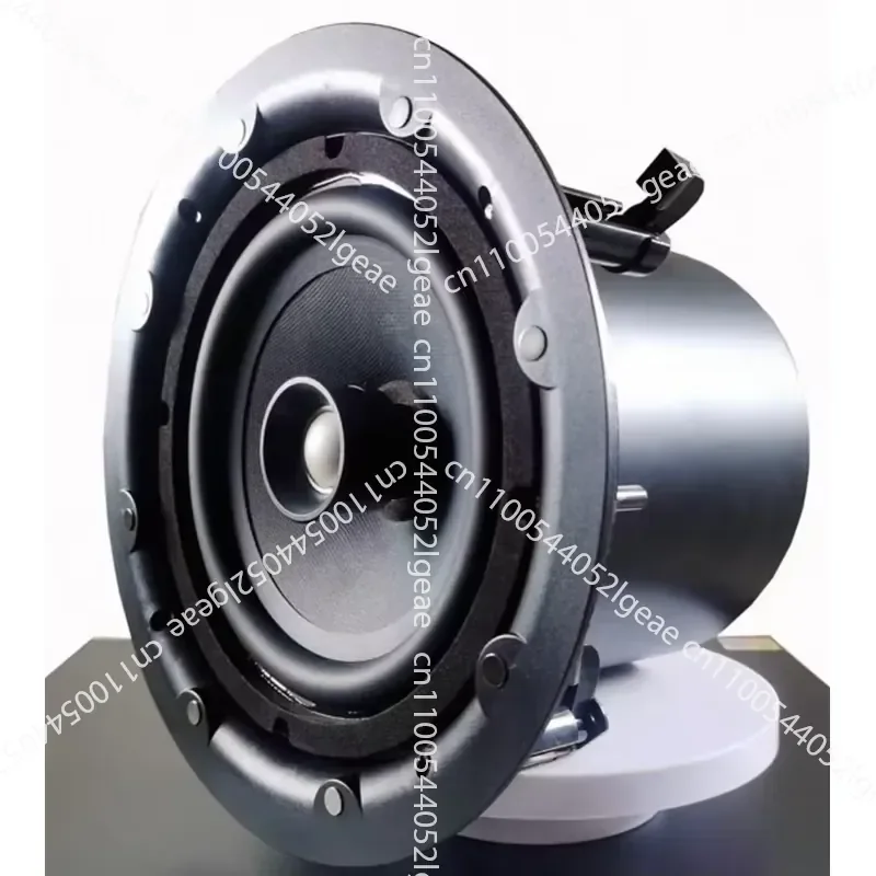 901A Coaxial Speaker Unit Adsorption Mesh Cover Metal Black Back Cover 5.5 Inch Woofer 6-20W 100Hz-13kHz Suitable for Hotel