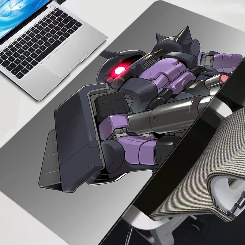 Tapis de souris Gamer Mobile Suit Gundam, grand tapis de bureau XXL pour clavier et souris, tapis en caoutchouc pour ordinateur portable