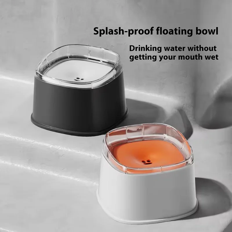 Pet Floating Water Bowl Anti Spill Dog Cat Water Feeder No Wet Mouth Suspended Drinking Bowl Non Slip Pet Water Bowl Pet Supplie