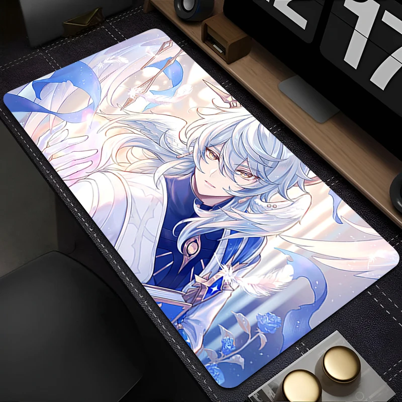 

Mousepad Gaming Mouse Pad PC Accessories Non-slip HD Keyboard Pad Large Desk Mat H-honkai Star Rail Sunday Rubber Extended Pad