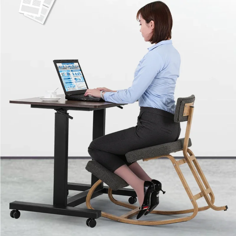 

Comfortable Thickened Backrest Kneeling Chair Correction Sitting Posture Spine Function Chair Kneeling Cushion Ergonomics