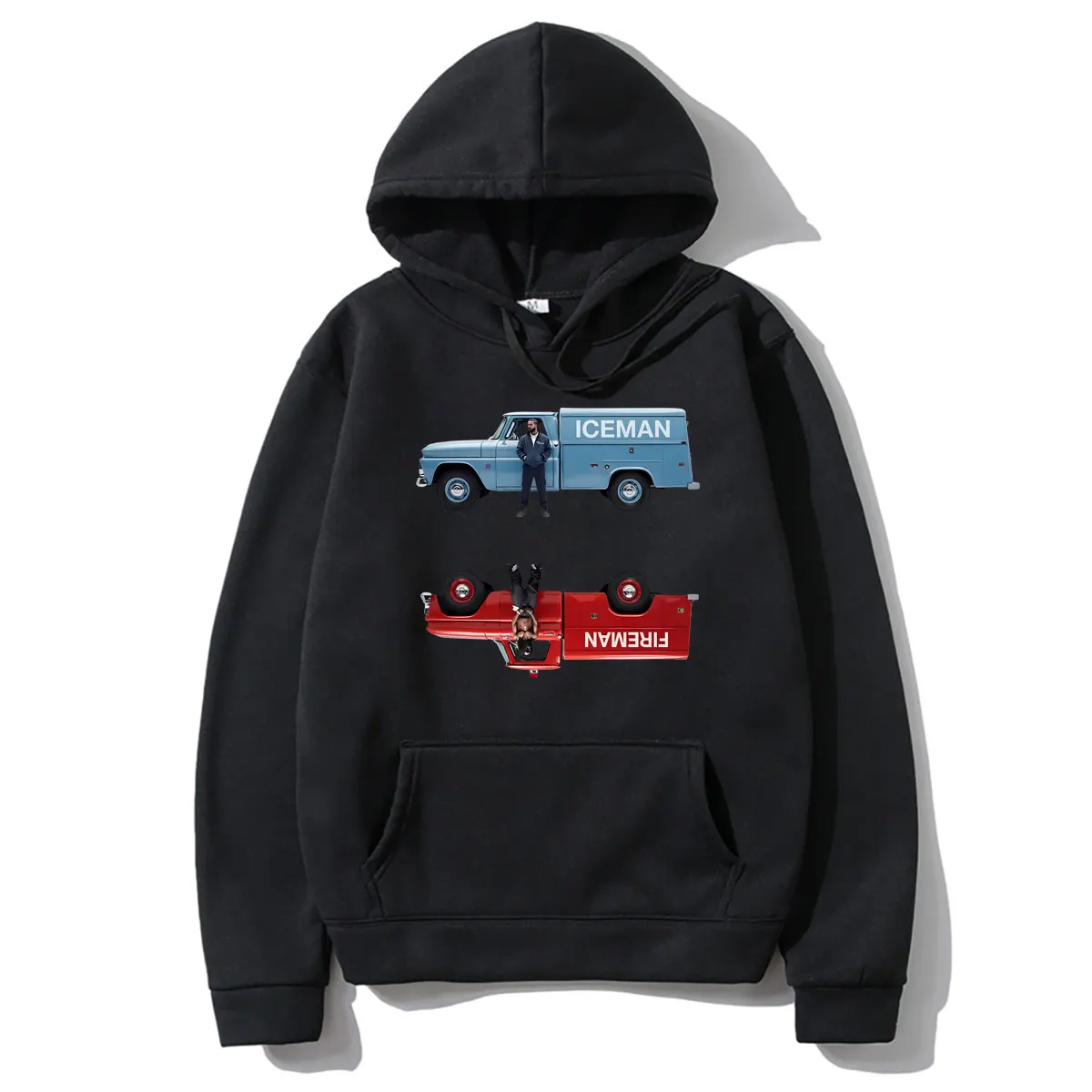 

Rapper Drake ICEMAN Hoodie Men Women Hip Hop Fashion Trend Pullover Hoodies Unisex Vintage Streetwear Male Casual Fleece Hoodies
