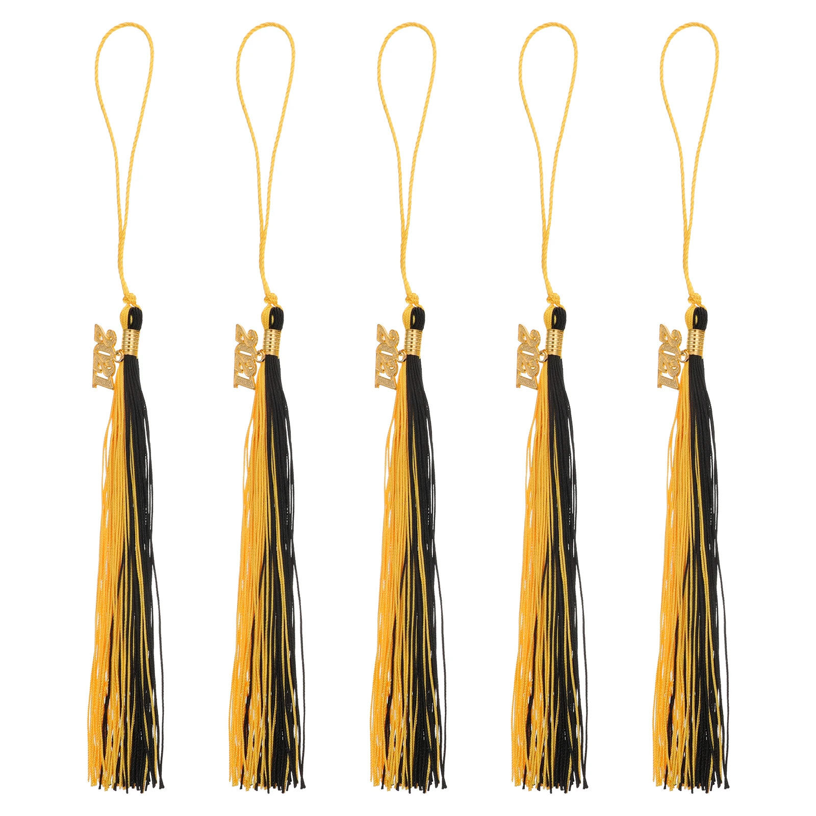 

5 Pcs Graduation Cap Charms Doctor Bachelor Hat Tassel Decorations 2020 Year Charm Polyester Hanging Keepsake Gifts