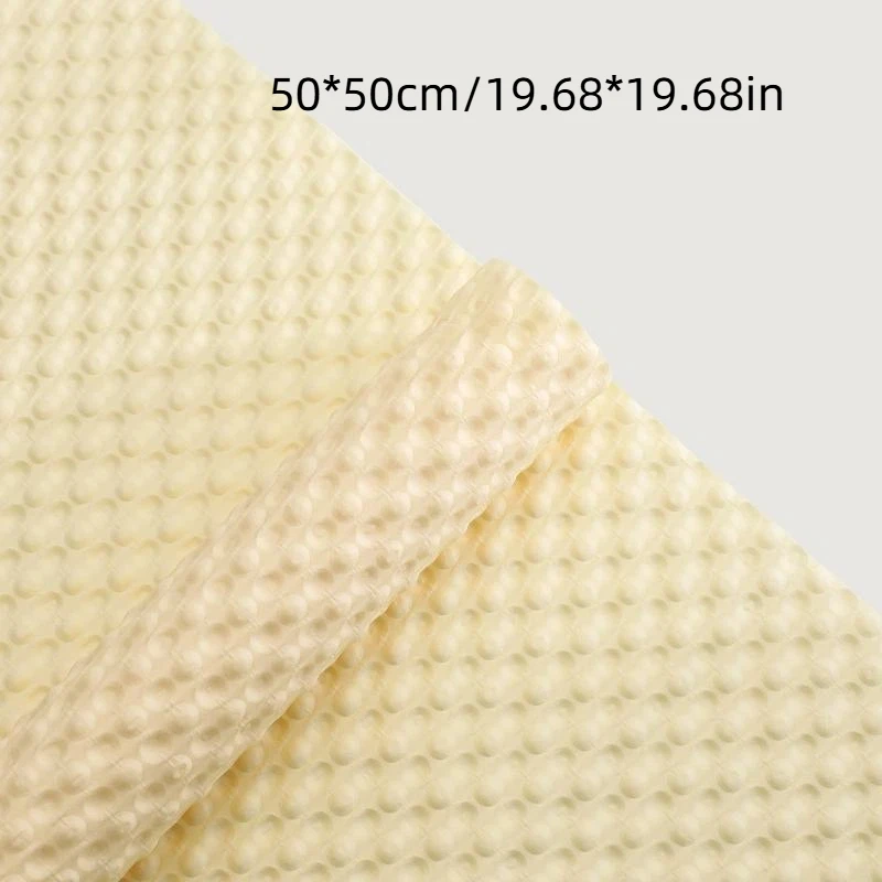 10Pcs 50*50cm Tissue Paper Flower Bouquet Wrapping For Florist Wedding Birthday Party Gift Packing Decor DIY Crafts Dot Embossed - view 6
