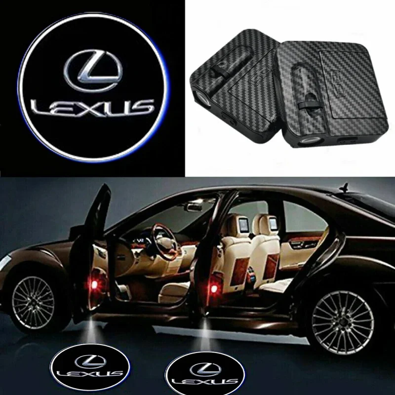 Car door with LED projector car sign blackout light accesorios For Lexus Ct200h LS430 LX570 NX300h IS300h RX330 ES300h UX250h