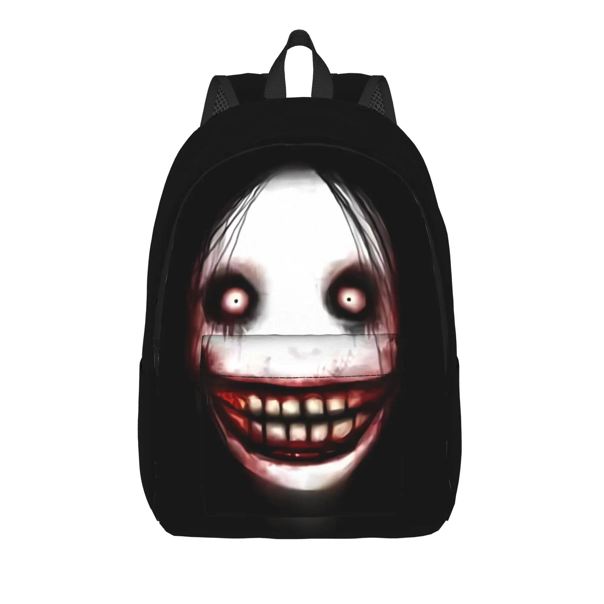 Jeff The Killer Backpack Boy Creepypasta Lightweight Backpacks Polyester Funny School Bags Travel Custom Rucksack