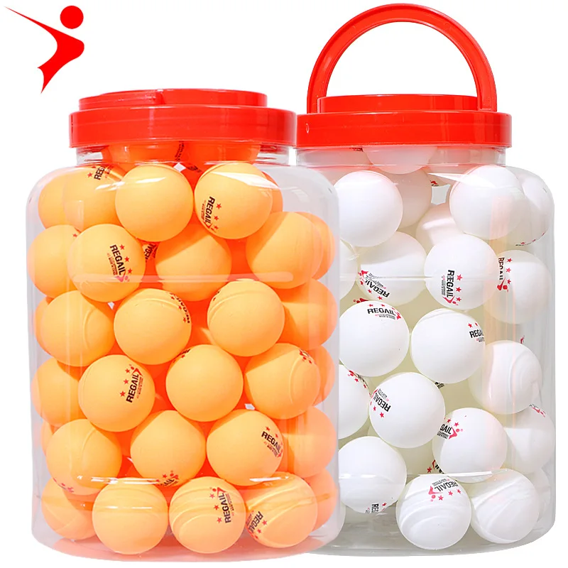 Three-star table tennis balls, 60 PCs in a bucket