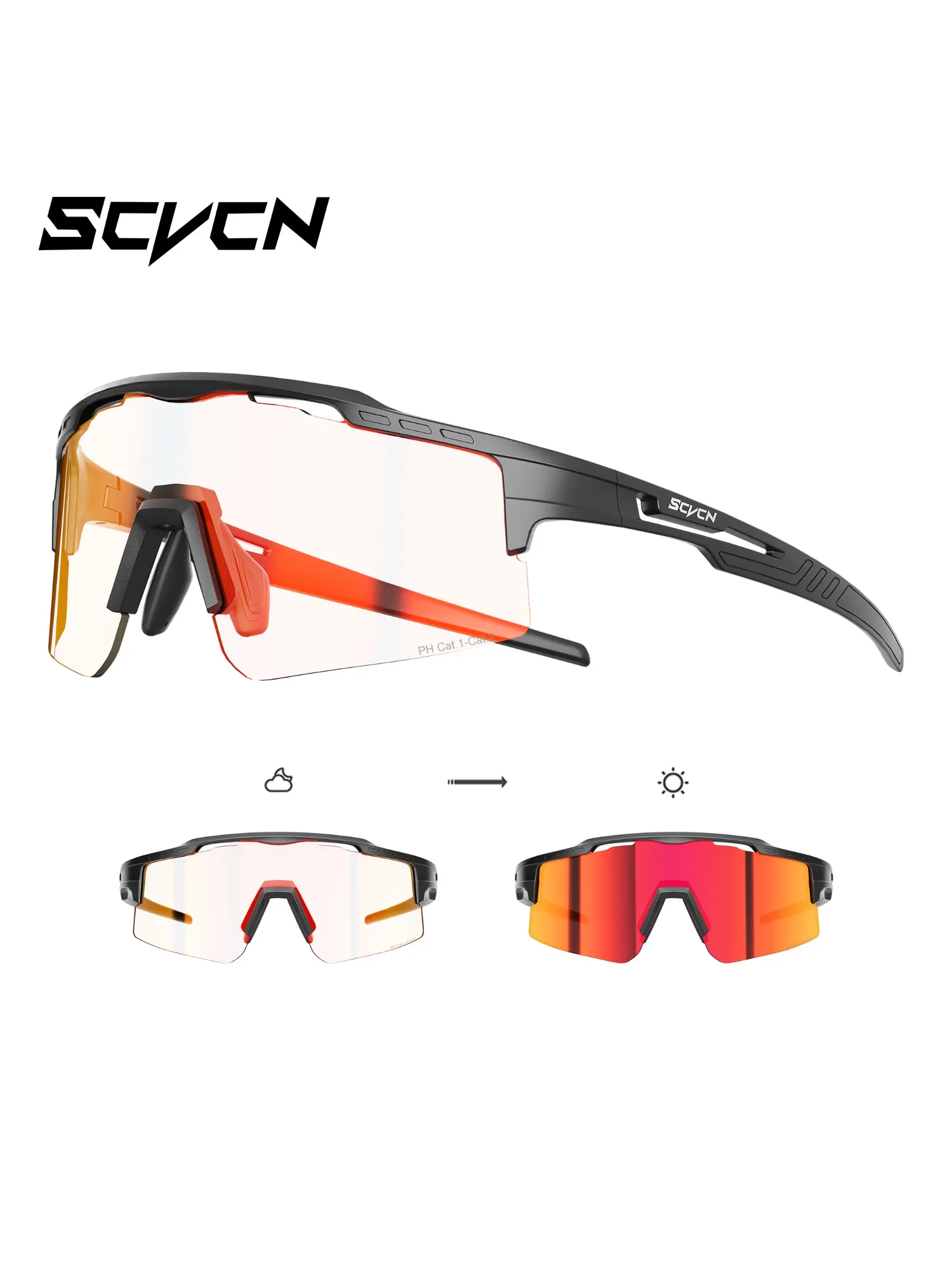 AliExpress SCVCN Photochromic Sunglasses for Men Cycling Glasses Hiking Eyewear Women's Eyepieces UV400 Lenses Goggles Road Bike 2026