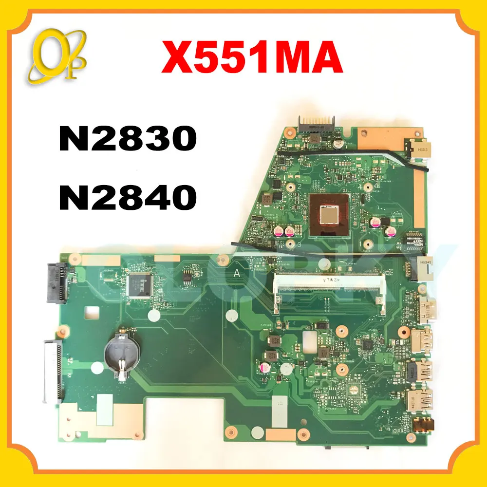 placa mae x551ma para laptop asus x551m n2830 n2840 cpu ddr3 100 testado 01