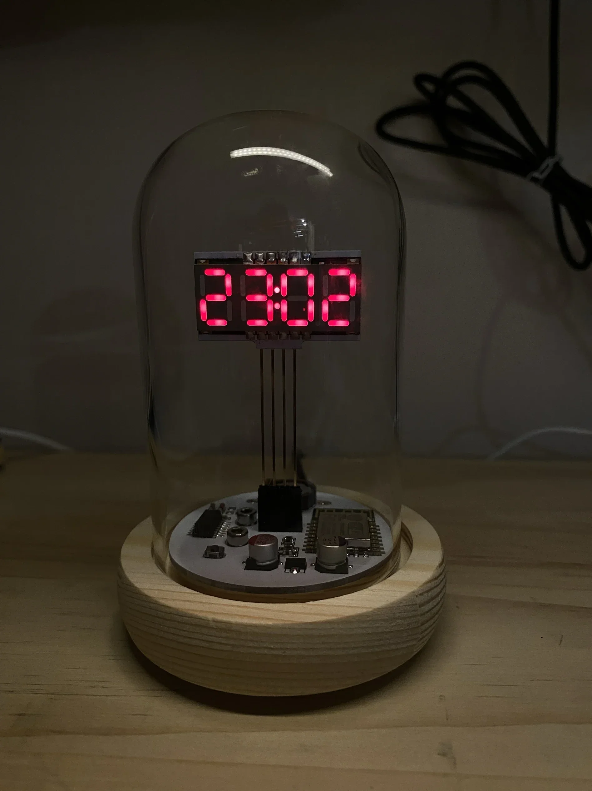 Creative retro desktop clock