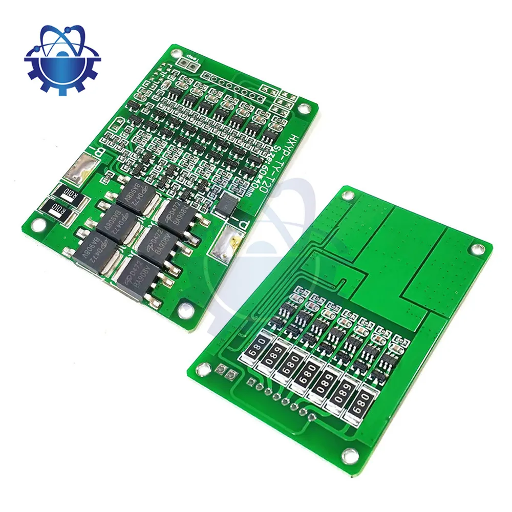 PCB Protection Board, adequado para Li-Ion Lipo Module, 7S, 29.4V, 15A 18650 Battery Protection Board, BMS