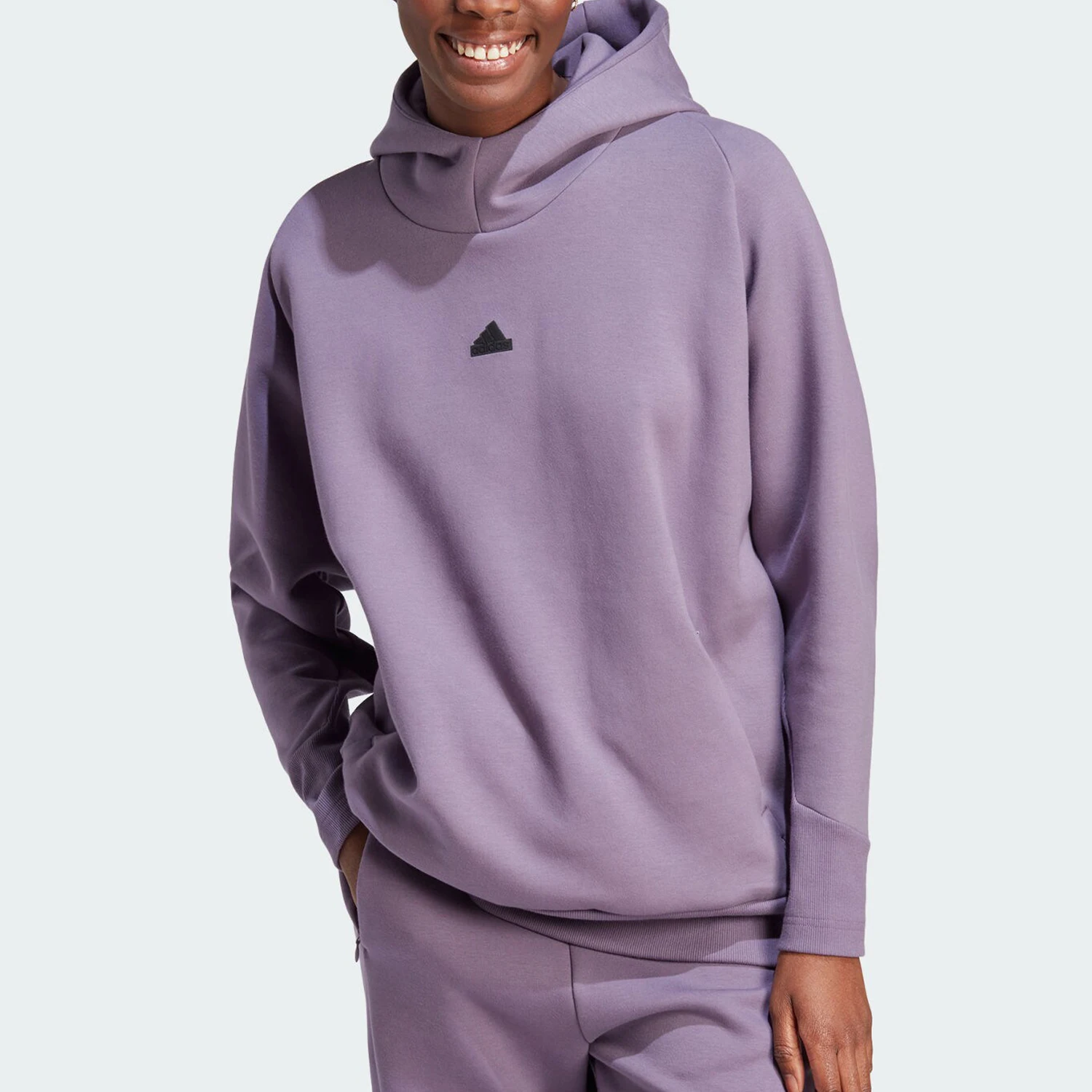 Adidas Official Genuine 2023 Winter New Collection Women's Hooded Sports Sweatshirt IN5123