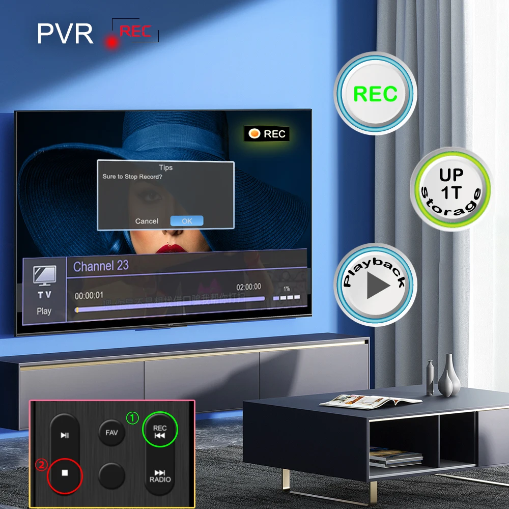 Koqit T10送料dvb T2チューナーdvbc H.265 hevcメイン10 2in1リモートDVBT2デコーダデジタルヨーロッパDVB-T2 meecastテレビスティックセットトップボックス