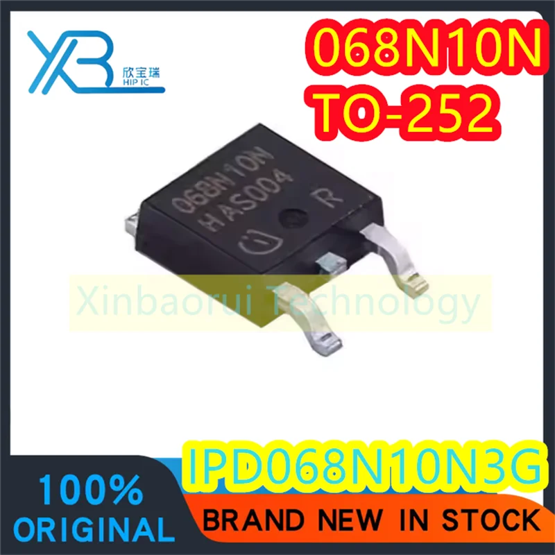 (5/20pieces) IPD068N10N3G New Original 068N10N Field Effect MOSFET Tube 90A 100V TO-252 Consumer Electronics