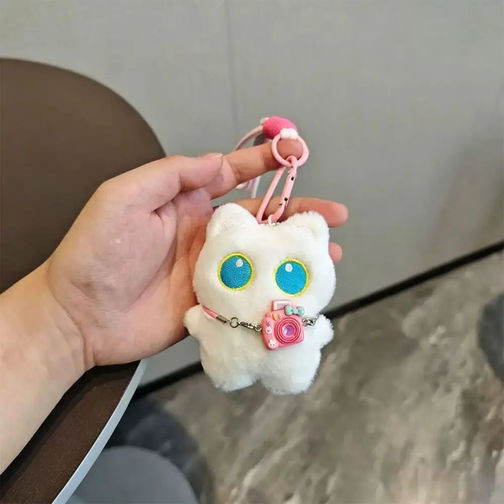 New Cartoon Design Black Cat Keychain Lovely Cat Bag Pendant Mini Car Key Ring Gifts