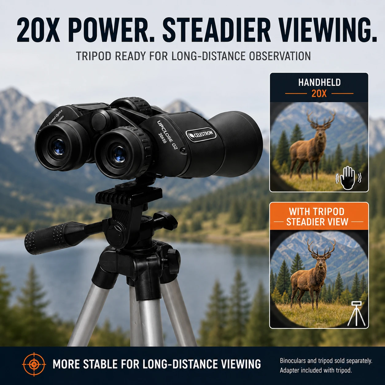 セレストロン UpClose G2 20x50 双眼鏡 オプ - Hunting Outdoor Watch のレビューと価格
